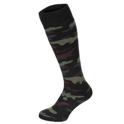 Термошкарпетки армійські (подовжені) scarpa black camo 35% polyester, 63% cotton, 2% spandex Оригінал Італія 13530V фото