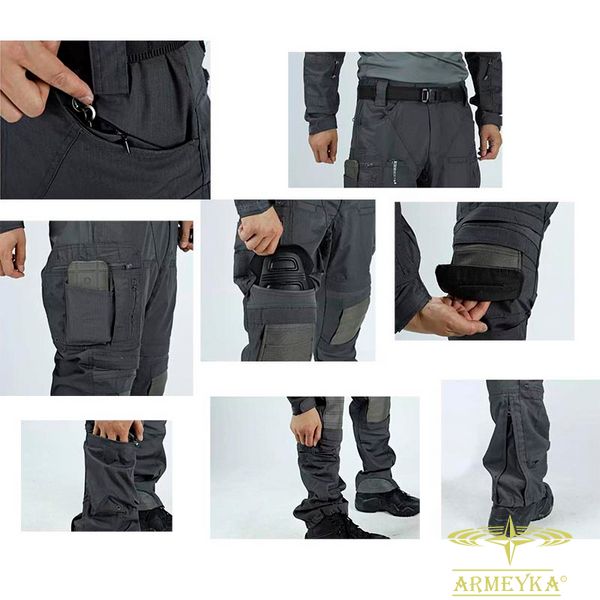 Комплект тактические брюки+ubacs олива смесовый PRC Y010001B фото