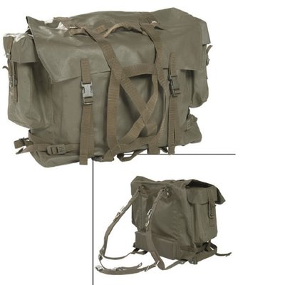 Рюкзак прорезиненный ранец м90 олива пвх Оригинал Швейцария 91403100 фото