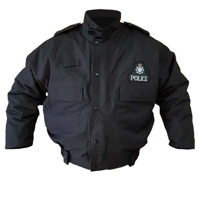 Куртка- police, укороченная с подстежкой черный gore-tex Оригинал Британия 575506 фото