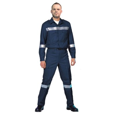 Бойовка комплект полевой костюм пожарного pfeifer adas® blau antistat. темно-синий огнеупорный Оригинал Австрия HK789593 фото