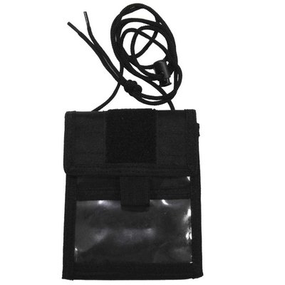Органайзер сумка нагрудная черный оксфорд MFH Германия 30930A фото