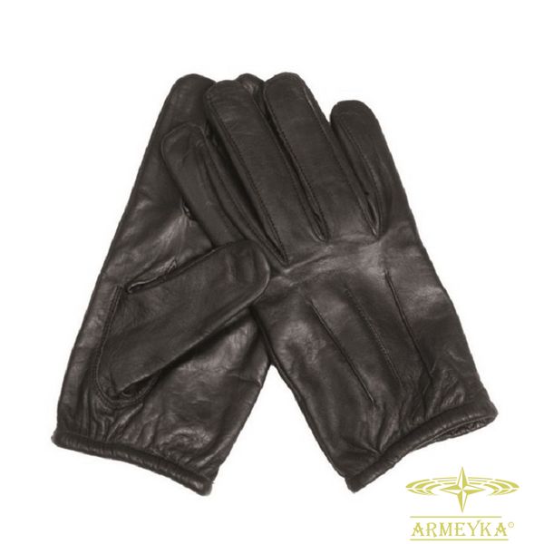 Перчатки черный кожа+арамид Mil-Tec Германия 12503002 фото