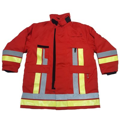 Бойовка куртка пожежного tacconi. s.p.a. червоний вогнетривкий Швейцарія K789687 фото