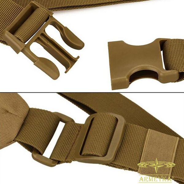 Сумка однолямкова sling bag multifunctional койот оксфорд PRC Y300021R фото