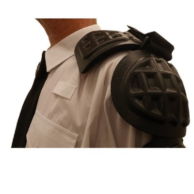 Балістичний захист плечей чорний пластик Оригінал Британія 124625 фото