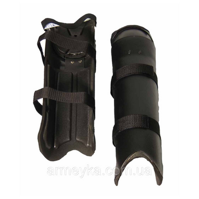 Баллистическая защита shin & knee protection (колено+голень) черный пластик Оригинал Британия 124595 фото