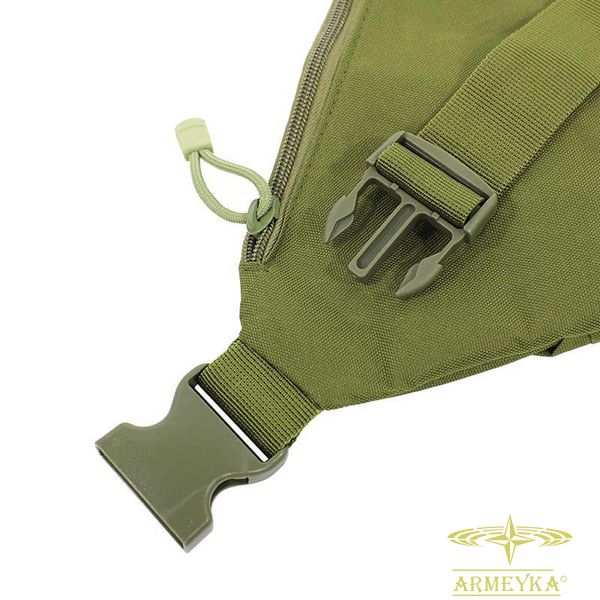Сумка однолямкова sling bag multifunctional олива оксфорд PRC Y300021B фото