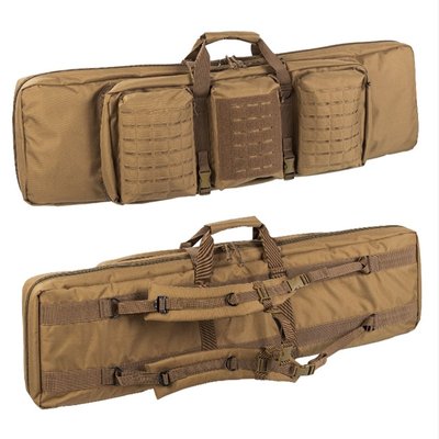 Чохол для зброї сумка-рюкзак (для двох одиниць зброї) койот оксфорд Mil-Tec Німеччина 16193405 фото