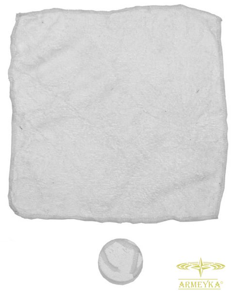 Рушник набор magic cloth 23*23 cm. (5 шт.) білий мікрофібра MFH Німеччина 16053 фото