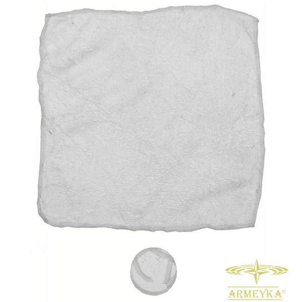 Полотенце набор magic cloth 23*23 cm. (5 шт.) белый микрофибра MFH Германия 16053 фото