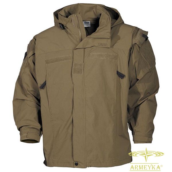 Куртка us soft shell jacket gen iii level 5 койот софтшелл MFH Німеччина 03401R фото