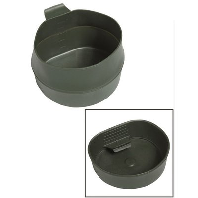 Кружка складная wildo fold-a-cup® 600 ml. олива пищевой пластик Швеция 14605301 фото