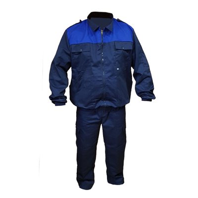 РАБОЧАЯ ОДЕЖДА Комплект брюки + куртка синий смесовый Оригинал Британия 172810 фото