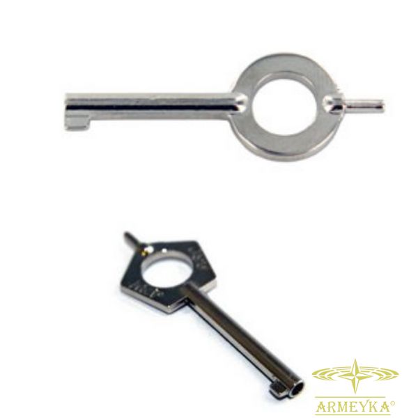 Ключ для наручников стальной металл Оригинал Британия 292408 фото