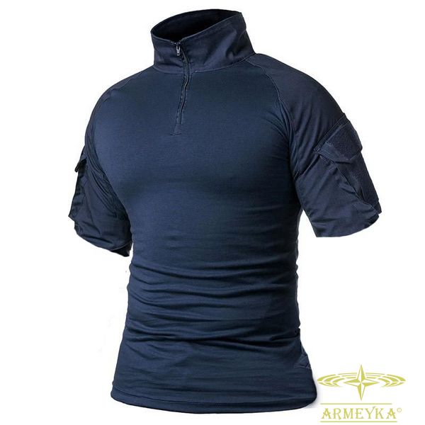 Убакс бойова сорочка (ubacs), короткий рукав темно-синій coolmax UA Y000012G фото