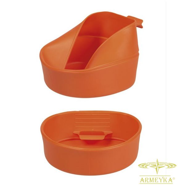 Кружка складная wildo fold-a-cup® 600 ml. оранжевый пищевой пластик Швеция 14605714 фото