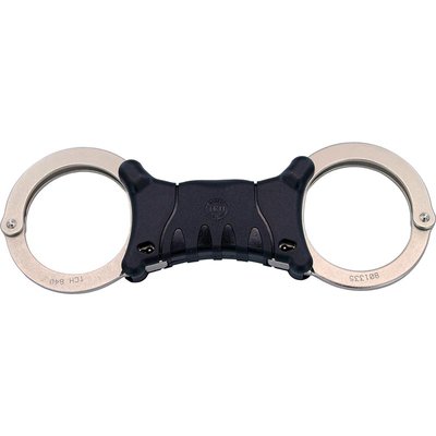 Наручники tch 840 rigid handscuffs із жорстким з'єднанням. сталевий нікелевий сплав Оригінал Британія 292389 фото