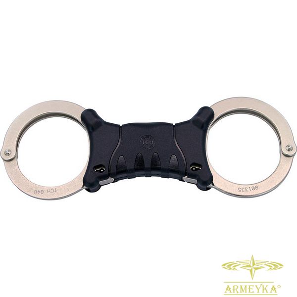 Наручники tch 840 rigid handscuffs с жестким соединением. стальной никелевый сплав Оригинал Британия 292389 фото