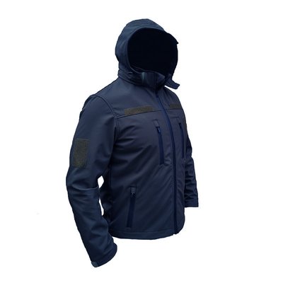 Куртка вітро/вологостійка softshell темно-синій софтшеллл UA Y030007G фото