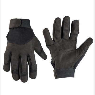 Рукавички army gloves чорний синтетична шкіра Mil-Tec Німеччина 12521002 фото
