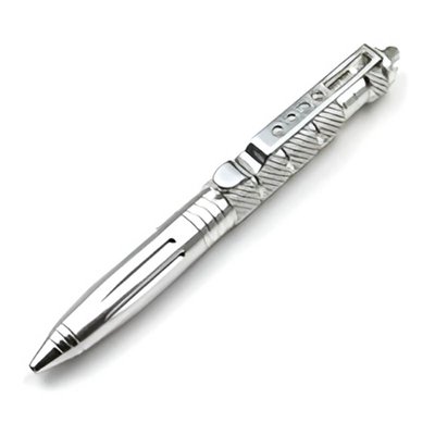 Набор для выживания тактическая ручка tactical pen серебро аллюминий PRC Y370002L фото