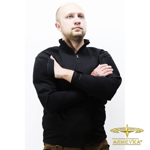 Убакс боевая сорочка (ubacs), потоотводящий черный coolmax UA
