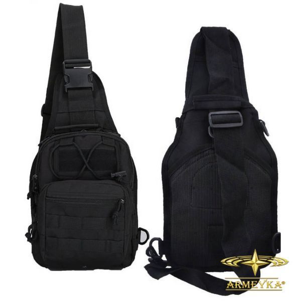 Сумка тактическая sling bag multifunctional 4l. (dalley) черный оксфорд PRC
