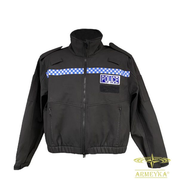 Куртка- софтшел metropolitain police черный софшел Оригинал Британия 787858 фото