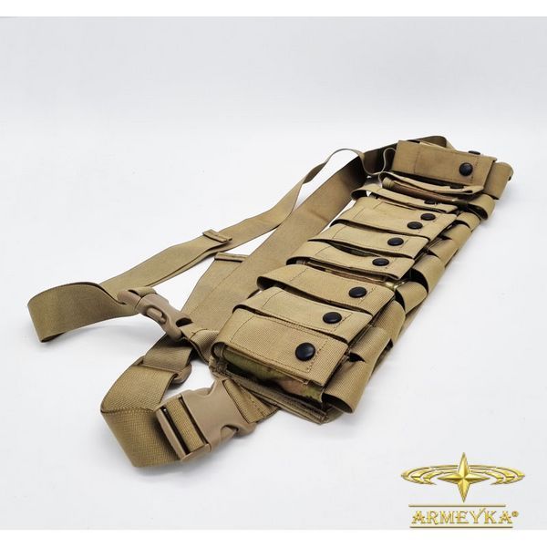 Разгрузка переноска для подствольных гранат (бандольер) 40mm grenade bandolier mtp кордура Оригинал Британия