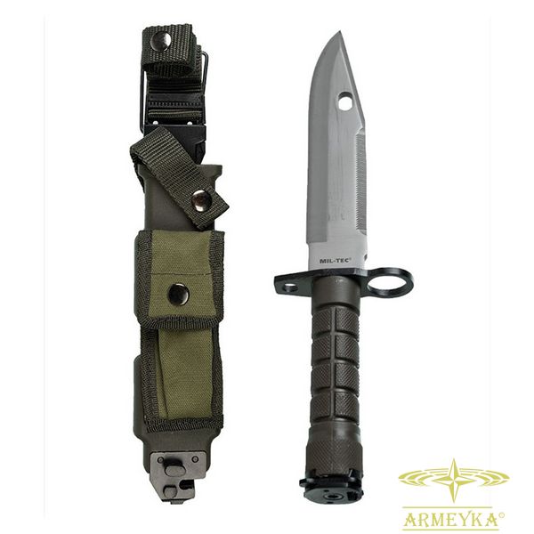 Нож штык-нож m9 для винтовки m16 комбинированный нержавеющая сталь Mil-Tec Германия 15479000 фото