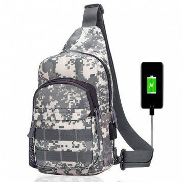 Сумка тактична з USB-роз&rsquo;ємом, Dolcey, oxford, AT Digital. PRC