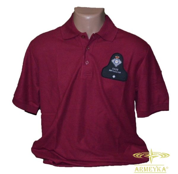Футболка polo полиция alexandra, dimensions красный 65 polyester, 35% - baumwolle Оригинал Британия 656326 фото