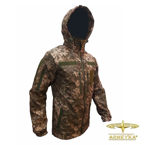 Куртка тактическая ветро/влагостойкая softshell мм-14 софшел UA