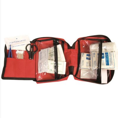 Аптечка набір першої допомоги "medium pack" червоний нейлон, Mil-Tec Німеччина 16025910 фото