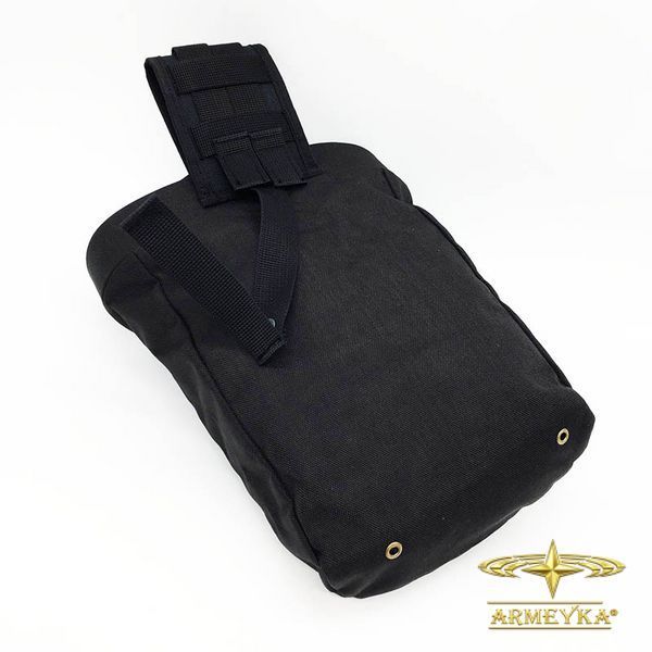 Підсумок сумка швидкого скидання з утяжкою, чорний, Cordura.