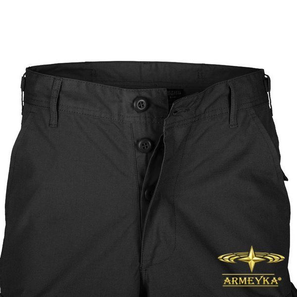 Штани BDU pants polycotton ripstop, чорний. Helikon-Tex&reg;.