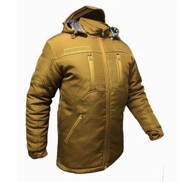 Куртка зимняя,ветро/влагостойкая, с подкладкой omni-heat койот softshell micro ripstop UA
