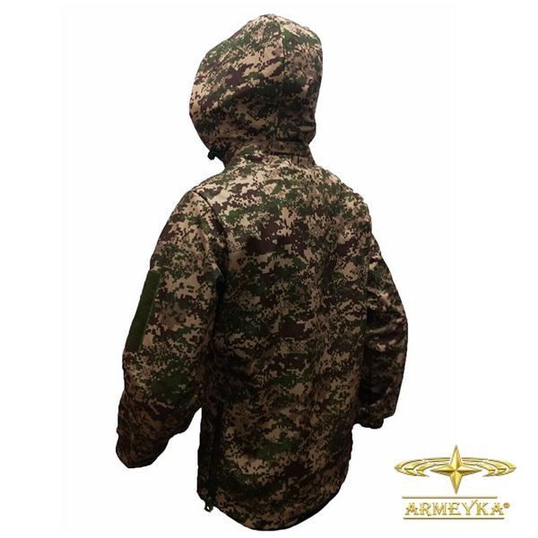 Куртка тактична вітро/вологостійка softshell, хижак.