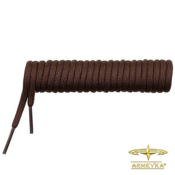 Шнурки brown combat boot laces коричневый синтетика Оригинал Британия