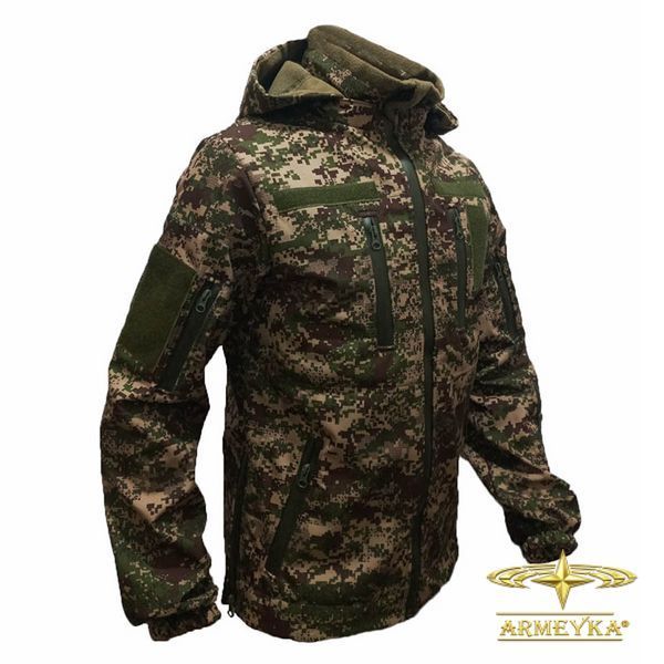 Куртка тактична вітро/вологостійка softshell, хижак.