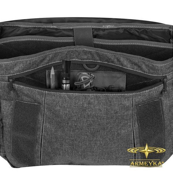 Сумка Urban courier multifunctional bag, Black-gray Melange. Helikon-Tex&reg;.
