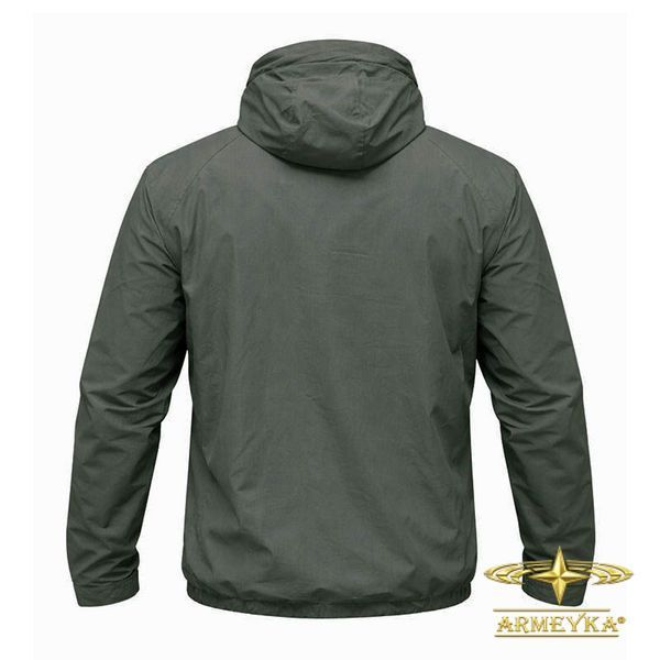 Куртка тактическая (ветровка) lightweight combat micro rip-stop олива вискоза UA