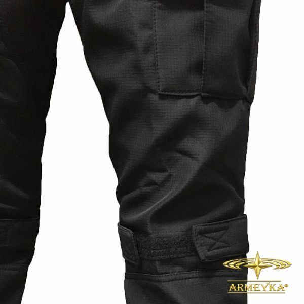 Брюки тактические, ветро/влагостойкие softshell micro ripstop черный софтшел UA