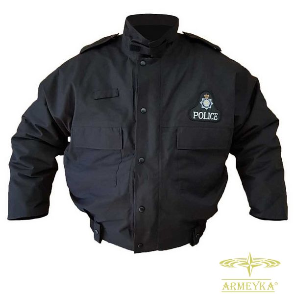 Куртка-police, вкорочена з підстібкою чорний gore-tex Оригінал Британія 575506 фото