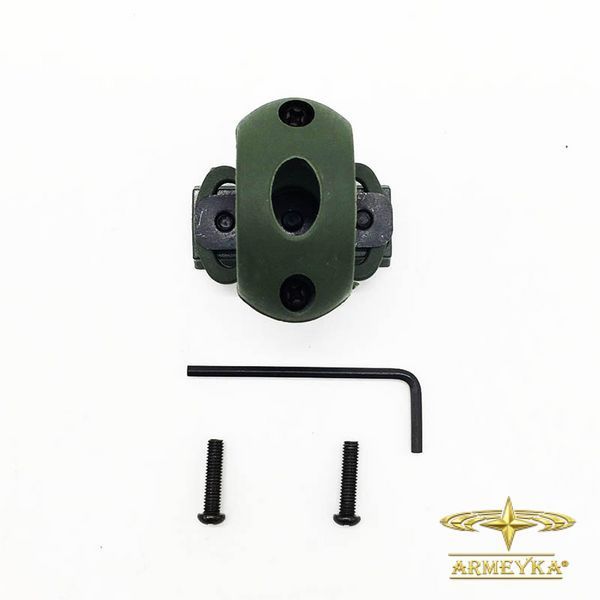 Швидкознімний тримач ліхтаря для шоломів із Helmet Rail (Fast, MICH, IBH), PRC.