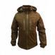 Куртка тактическая ветро/влагостойкая softshell койот софшел UA Y030007R фото 3