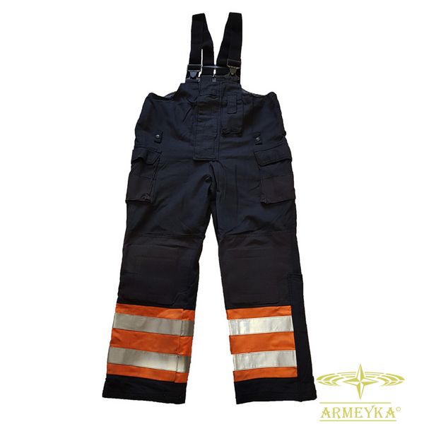 Бойовка штаны пожарного e398nmazt*n458 l темно-синий огнеупорный Оригинал Голландия H789632 фото