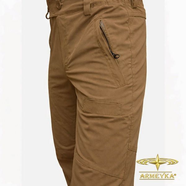 Тактичні штани lightweight combat micro rip-stop, полегшені, койот. UA.