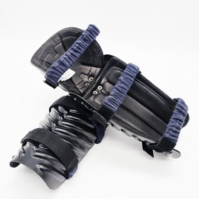 Балістичний захист (коліно+гомілка) чорний пластик Оригінал Британія 124594 фото